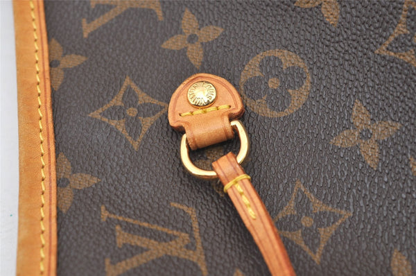 Authentic Louis Vuitton Monogram Neverfull MM Shoulder Tote Bag M40156 LV 2910J