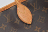 Authentic Louis Vuitton Monogram Neverfull MM Shoulder Tote Bag M40156 LV 2910J