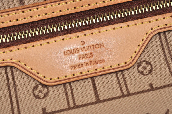 Authentic Louis Vuitton Monogram Neverfull MM Shoulder Tote Bag M40156 LV 2910J