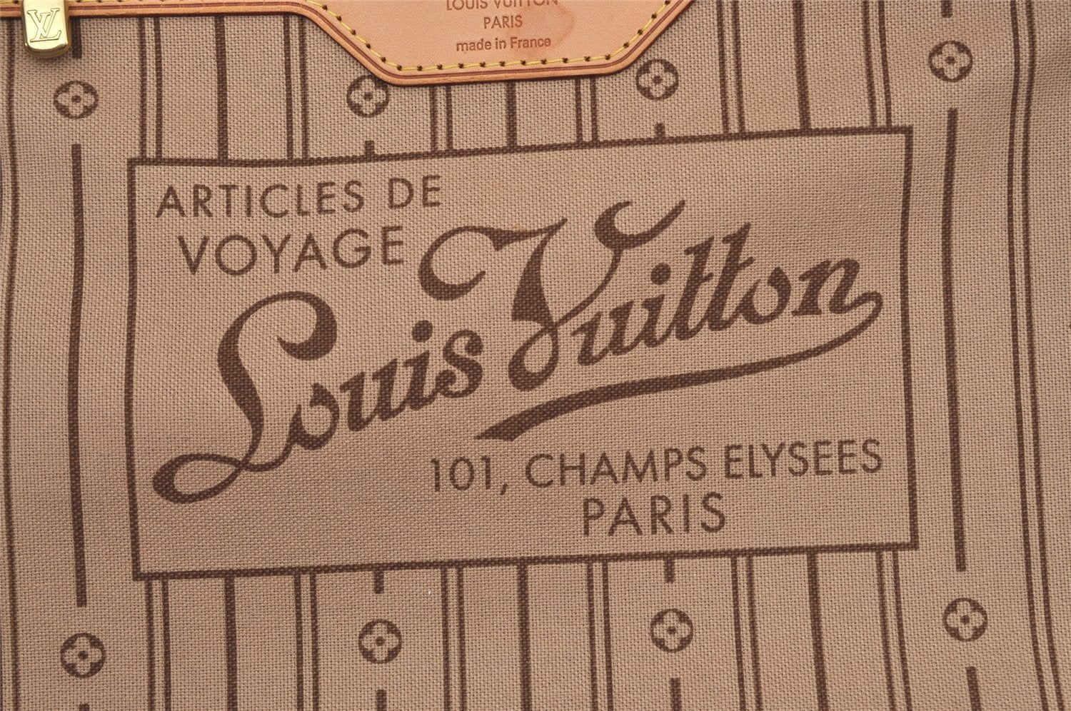 Authentic Louis Vuitton Monogram Neverfull MM Shoulder Tote Bag M40156 LV 2910J