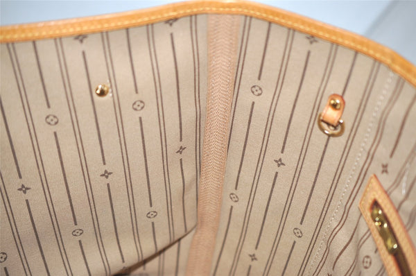 Authentic Louis Vuitton Monogram Neverfull MM Shoulder Tote Bag M40156 LV 2910J