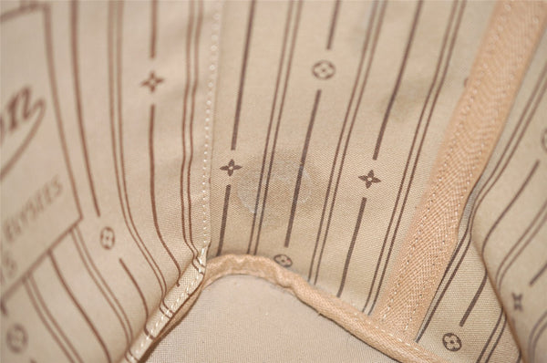 Authentic Louis Vuitton Monogram Neverfull MM Shoulder Tote Bag M40156 LV 2910J