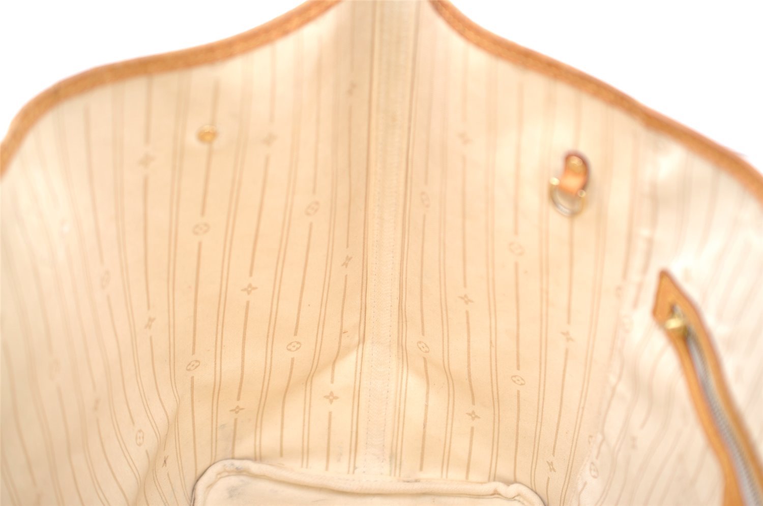 Authentic Louis Vuitton Damier Azur Neverfull GM N51108 Shoulder Tote Bag 3184I