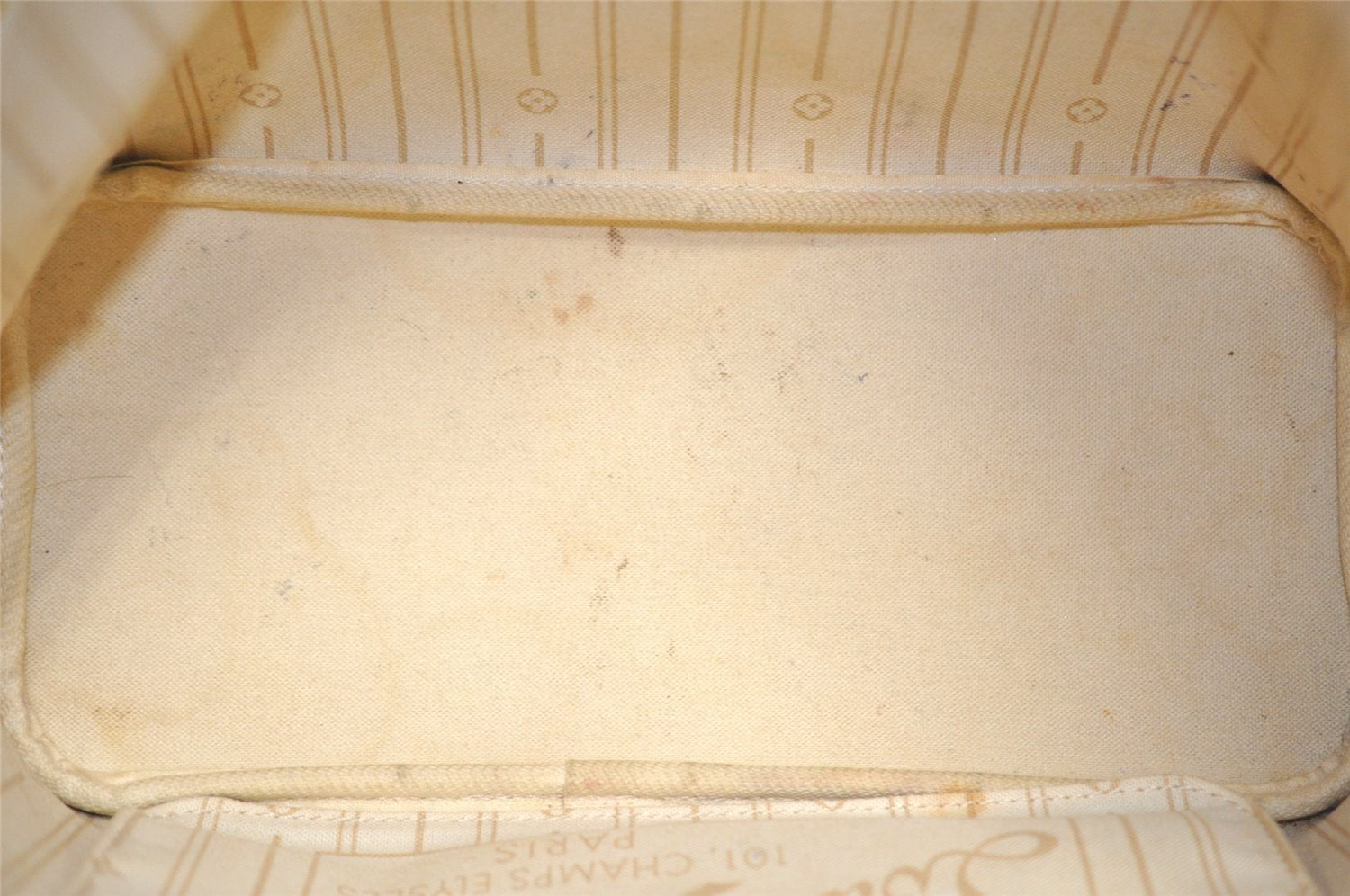 Authentic Louis Vuitton Damier Azur Neverfull PM Tote Bag N51110 LV 3328I