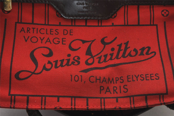 Authentic Louis Vuitton Damier Neverfull PM Shoulder Tote Bag N51109 LV 3337I