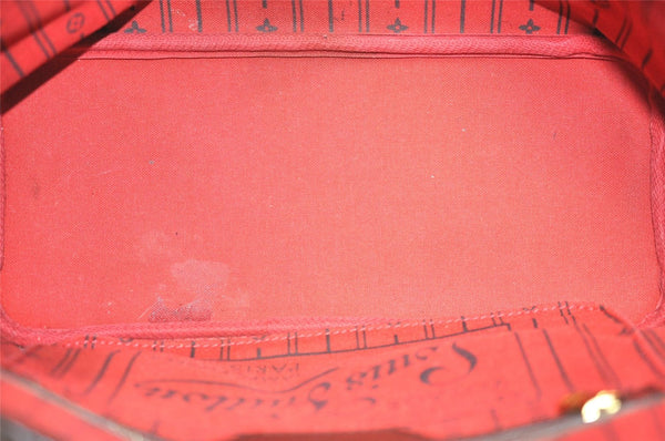 Authentic Louis Vuitton Damier Neverfull PM Shoulder Tote Bag N51109 LV 3337I