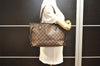 Authentic Louis Vuitton Damier Neverfull PM Shoulder Tote Bag N51109 LV 3337I