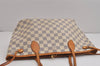 Authentic Louis Vuitton Damier Azur Neverfull PM Tote Bag N51110 LV 3718J