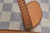 Authentic Louis Vuitton Damier Azur Neverfull PM Tote Bag N51110 LV 3718J