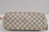 Authentic Louis Vuitton Damier Azur Neverfull PM Tote Bag N51110 LV 3718J