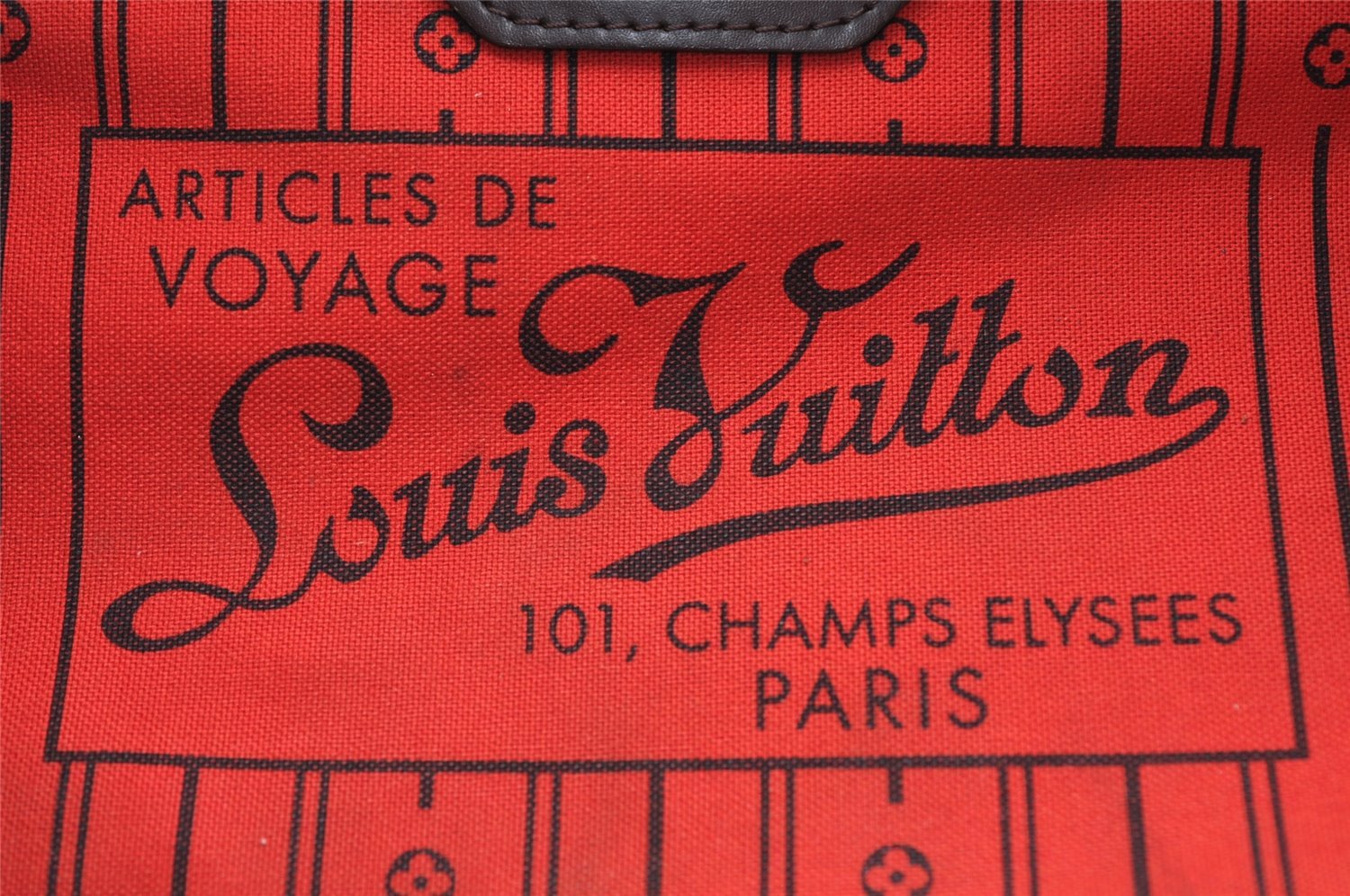 Authentic Louis Vuitton Damier Neverfull MM Shoulder Tote Bag N51105 LV 3995I