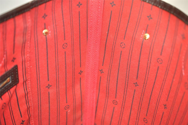 Authentic Louis Vuitton Damier Neverfull MM Shoulder Tote Bag N51105 LV 3995I