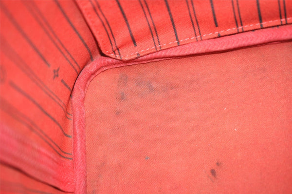 Authentic Louis Vuitton Damier Neverfull MM Shoulder Tote Bag N51105 LV 3995I