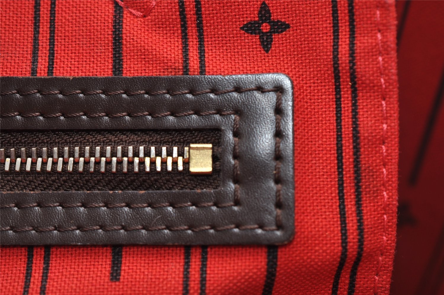 Authentic Louis Vuitton Damier Neverfull MM Shoulder Tote Bag N51105 LV 3995I