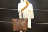 Authentic Louis Vuitton Damier Neverfull MM Shoulder Tote Bag N51105 LV 3995I