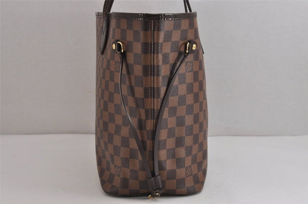 Authentic Louis Vuitton Damier Neverfull MM Shoulder Tote Bag N51105 LV 3998J