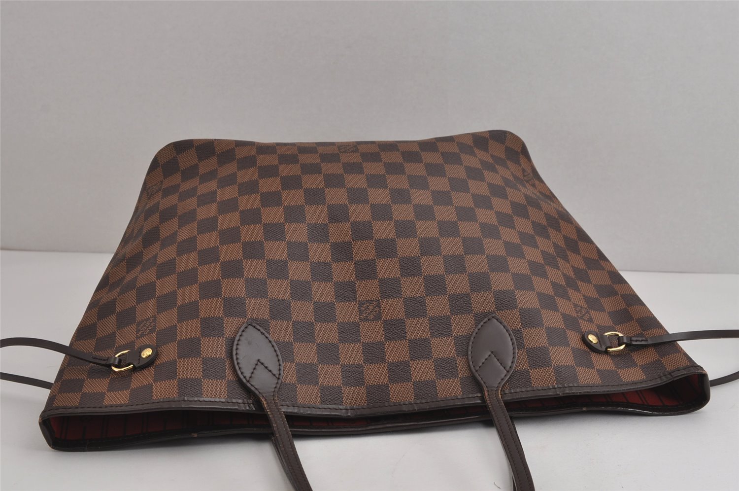 Authentic Louis Vuitton Damier Neverfull MM Shoulder Tote Bag N51105 LV 3998J