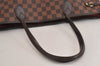 Authentic Louis Vuitton Damier Neverfull MM Shoulder Tote Bag N51105 LV 3998J