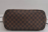 Authentic Louis Vuitton Damier Neverfull MM Shoulder Tote Bag N51105 LV 3998J