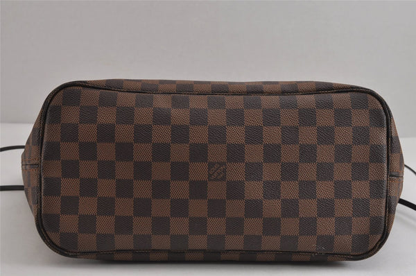Authentic Louis Vuitton Damier Neverfull MM Shoulder Tote Bag N51105 LV 3998J