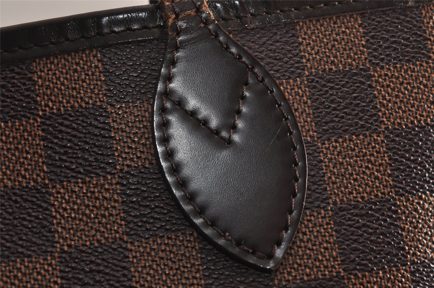 Authentic Louis Vuitton Damier Neverfull MM Shoulder Tote Bag N51105 LV 3998J