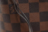 Authentic Louis Vuitton Damier Neverfull MM Shoulder Tote Bag N51105 LV 3998J