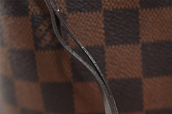 Authentic Louis Vuitton Damier Neverfull MM Shoulder Tote Bag N51105 LV 3998J