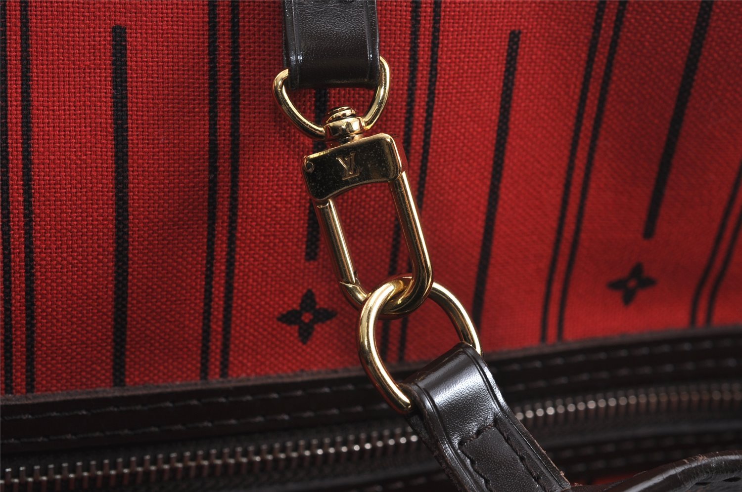 Authentic Louis Vuitton Damier Neverfull MM Shoulder Tote Bag N51105 LV 3998J