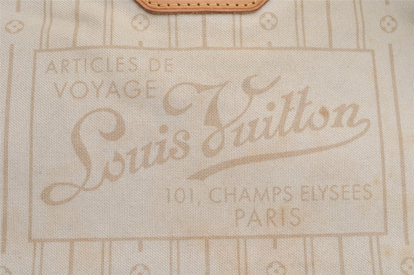 Authentic Louis Vuitton Damier Azur Neverfull GM N51108 Shoulder Tote Bag 4254I