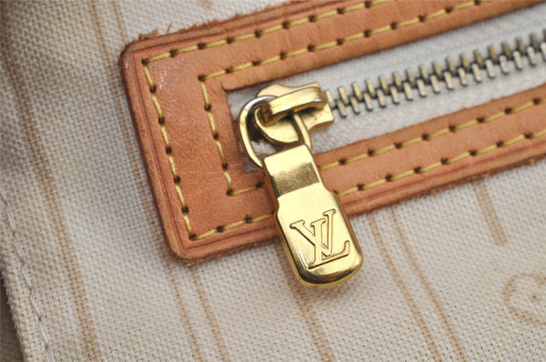 Authentic Louis Vuitton Damier Azur Neverfull GM N51108 Shoulder Tote Bag 4254I