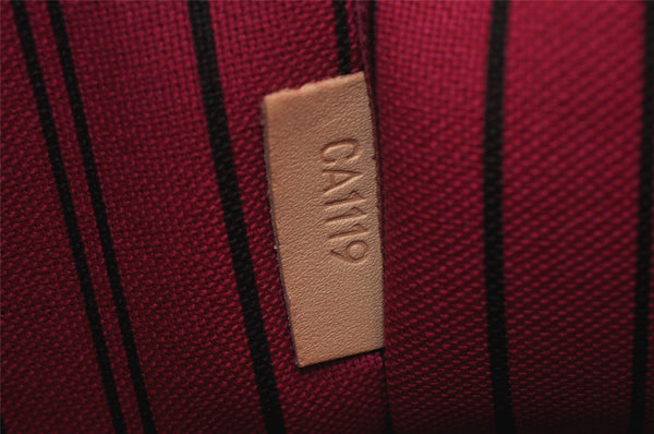 Authentic Louis Vuitton Monogram Neverfull GM Pouch Purse Clutch Bag Pink 4289K