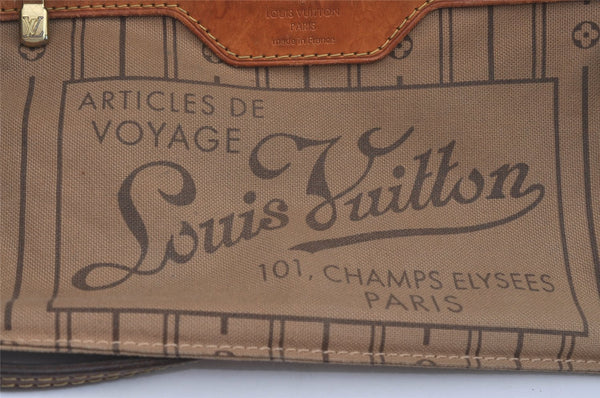 Authentic Louis Vuitton Monogram Neverfull PM Shoulder Tote Bag M40155 LV 4510I