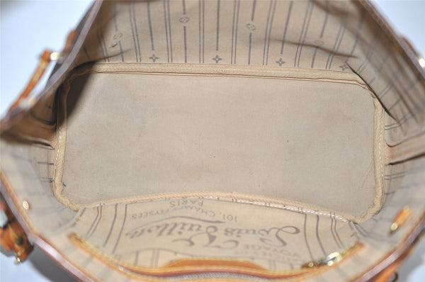 Authentic Louis Vuitton Monogram Neverfull PM Shoulder Tote Bag M40155 LV 4510I