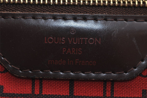 Authentic Louis Vuitton Damier Neverfull PM Shoulder Tote Bag N51109 Junk 4547J