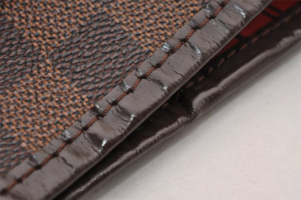 Authentic Louis Vuitton Damier Neverfull MM Shoulder Tote Bag N51105 LV 4625I