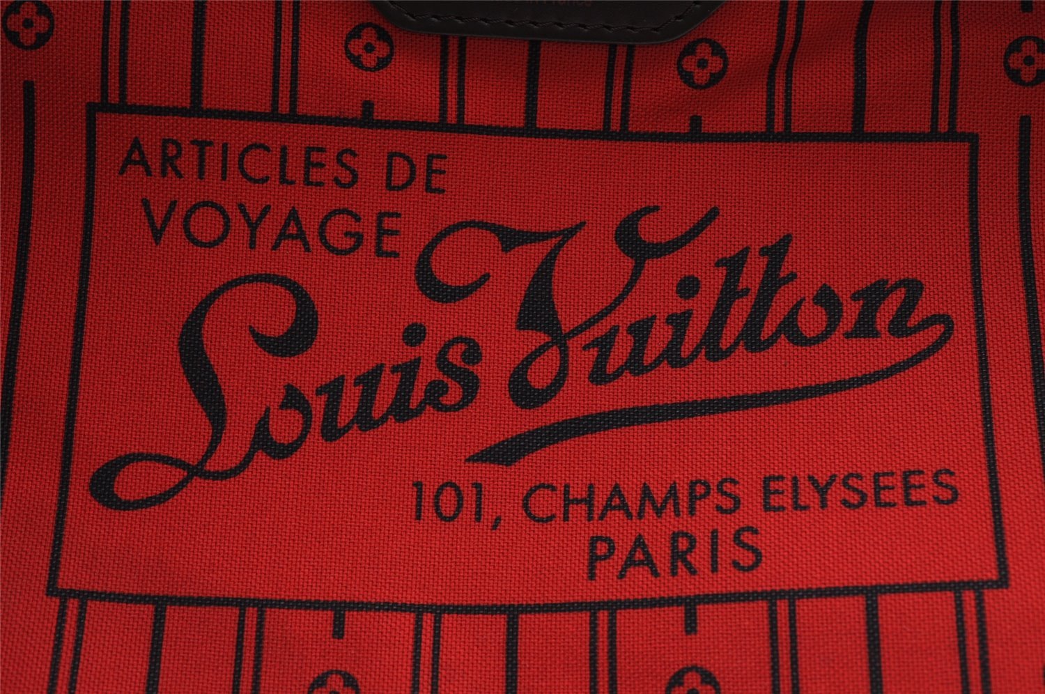 Authentic Louis Vuitton Damier Neverfull MM Shoulder Tote Bag N51105 LV 4625I