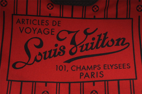 Authentic Louis Vuitton Damier Neverfull MM Shoulder Tote Bag N51105 LV 4625I