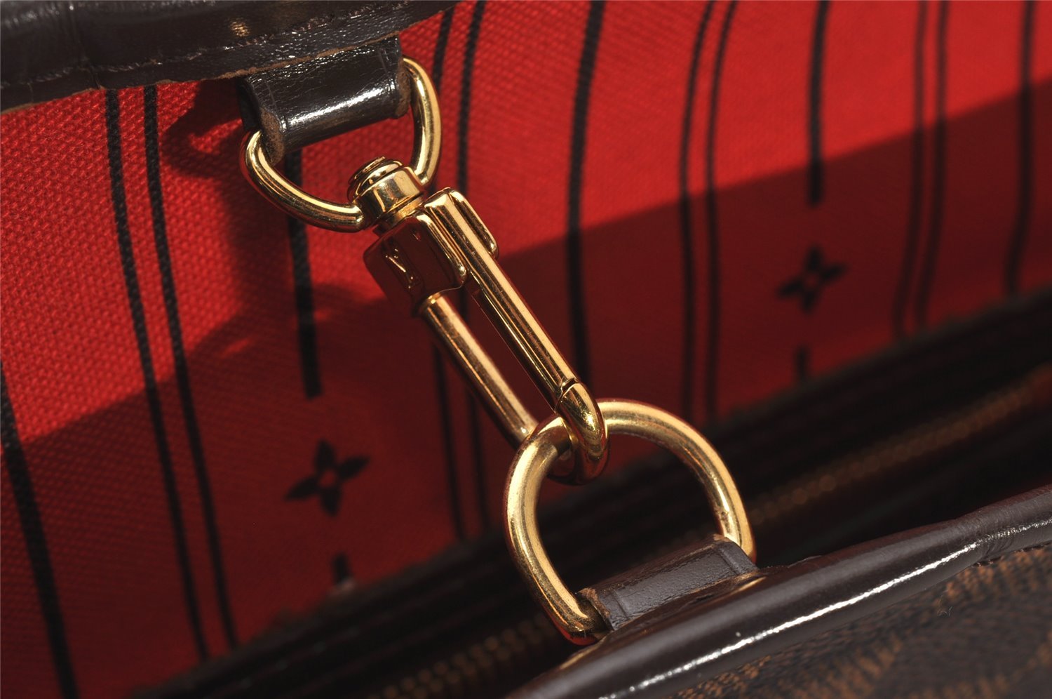 Authentic Louis Vuitton Damier Neverfull PM Shoulder Tote Bag N51109 LV 4627I