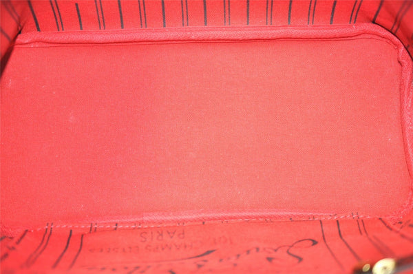 Authentic Louis Vuitton Damier Neverfull PM Shoulder Tote Bag N51109 LV 4627I