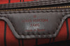 Authentic Louis Vuitton Damier Neverfull MM Shoulder Tote Bag N41358 LV 4649I