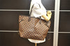 Authentic Louis Vuitton Damier Neverfull MM Shoulder Tote Bag N41358 LV 4649I