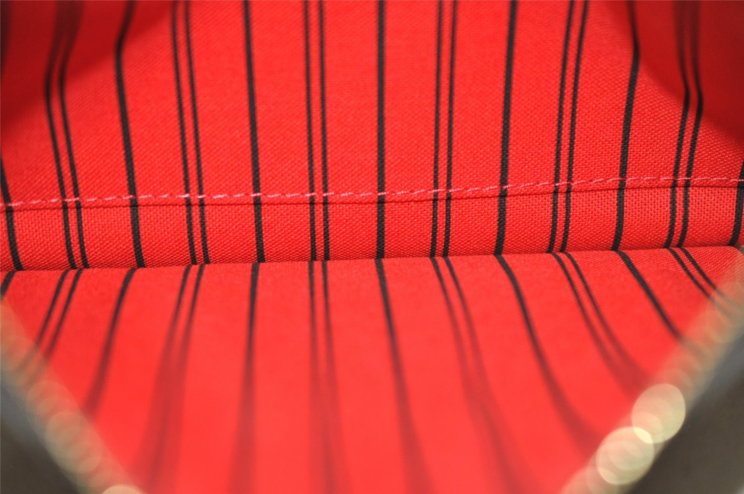 Authentic Louis Vuitton Damier Neverfull Pouch Purse Clutch Bag LV 4670I