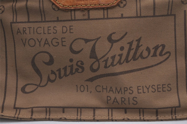 Authentic Louis Vuitton Monogram Neverfull PM Tote Bag M40155 LV Junk 4721I