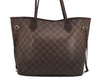 Authentic Louis Vuitton Damier Neverfull MM Shoulder Tote Bag N51105 LV 4794J