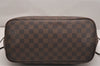 Authentic Louis Vuitton Damier Neverfull MM Shoulder Tote Bag N51105 LV 4794J