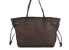 Authentic Louis Vuitton Monogram Idylle Neverfull MM Tote Bag M40513 Brown 4922J