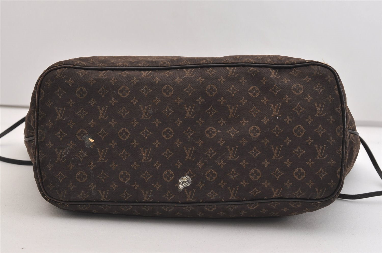 Authentic Louis Vuitton Monogram Idylle Neverfull MM Tote Bag M40513 Brown 4922J