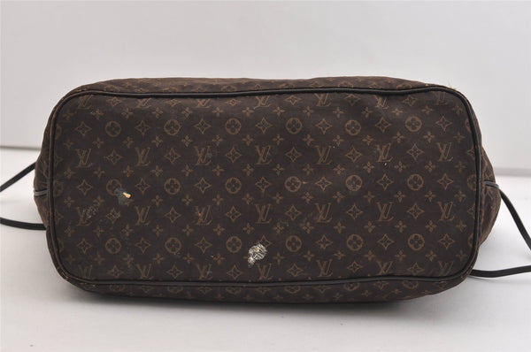 Authentic Louis Vuitton Monogram Idylle Neverfull MM Tote Bag M40513 Brown 4922J