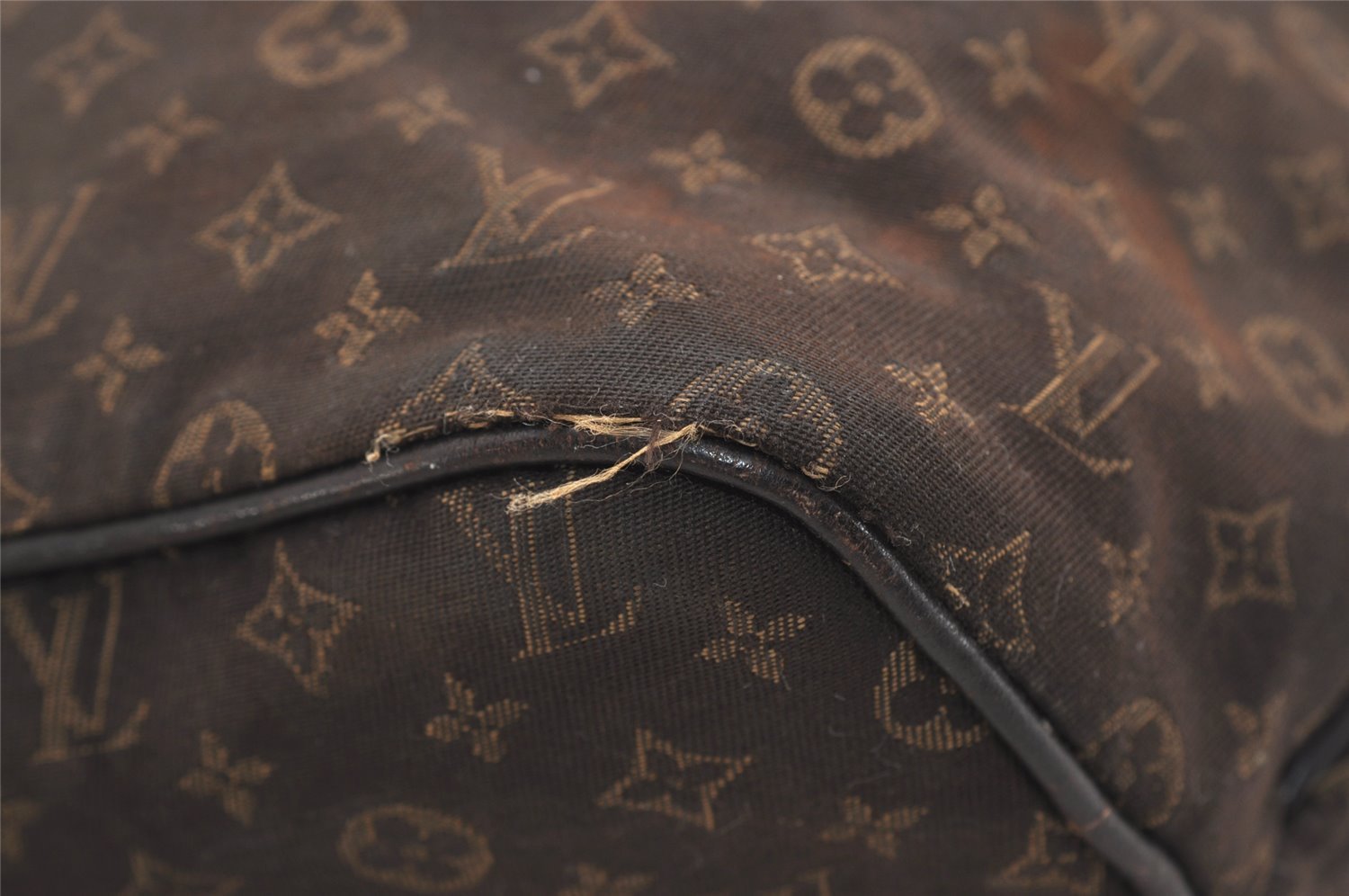 Authentic Louis Vuitton Monogram Idylle Neverfull MM Tote Bag M40513 Brown 4922J