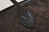 Authentic Louis Vuitton Monogram Idylle Neverfull MM Tote Bag M40513 Brown 4922J